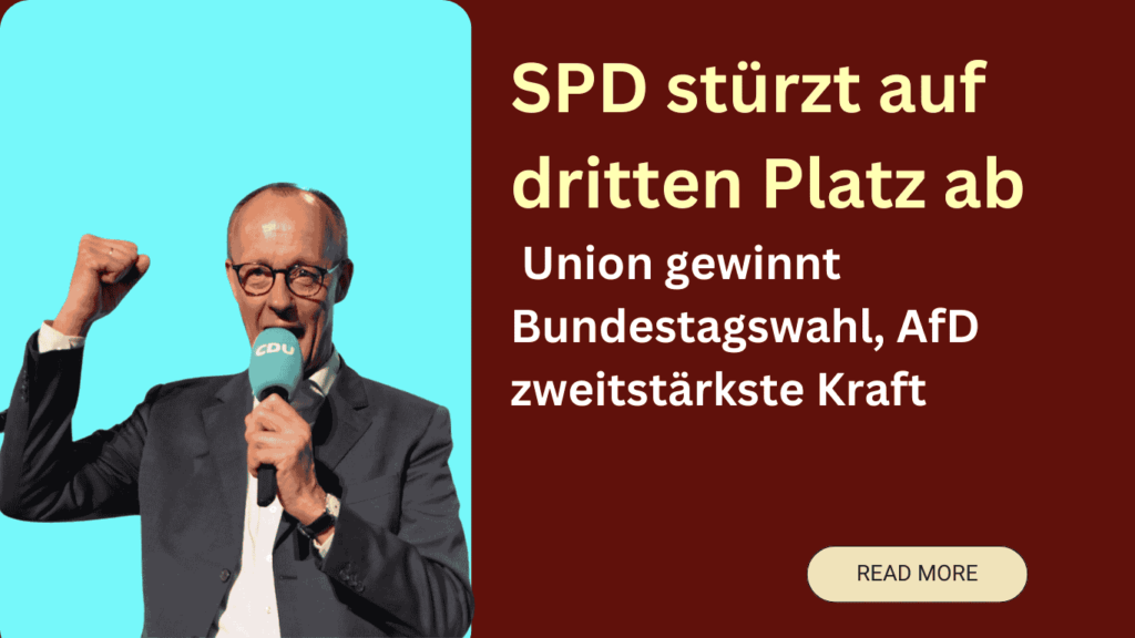 SPD stürzt auf dritten Platz ab