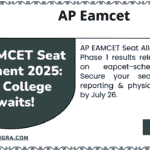 AP EAMCET Seat Allotment 2025 Your College Awaits!