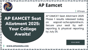AP EAMCET Seat Allotment 2025 Your College Awaits!