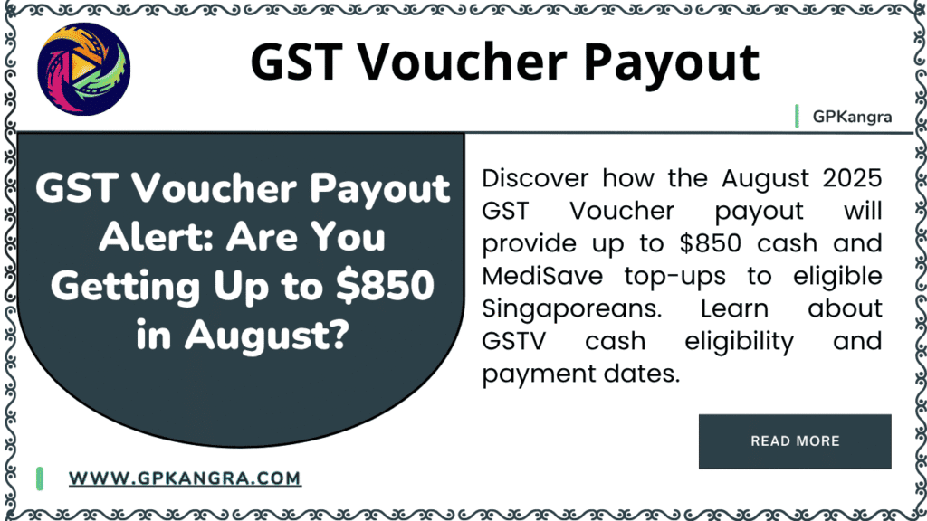 GST Voucher Payout Alert Are You Getting Up to $850 in August