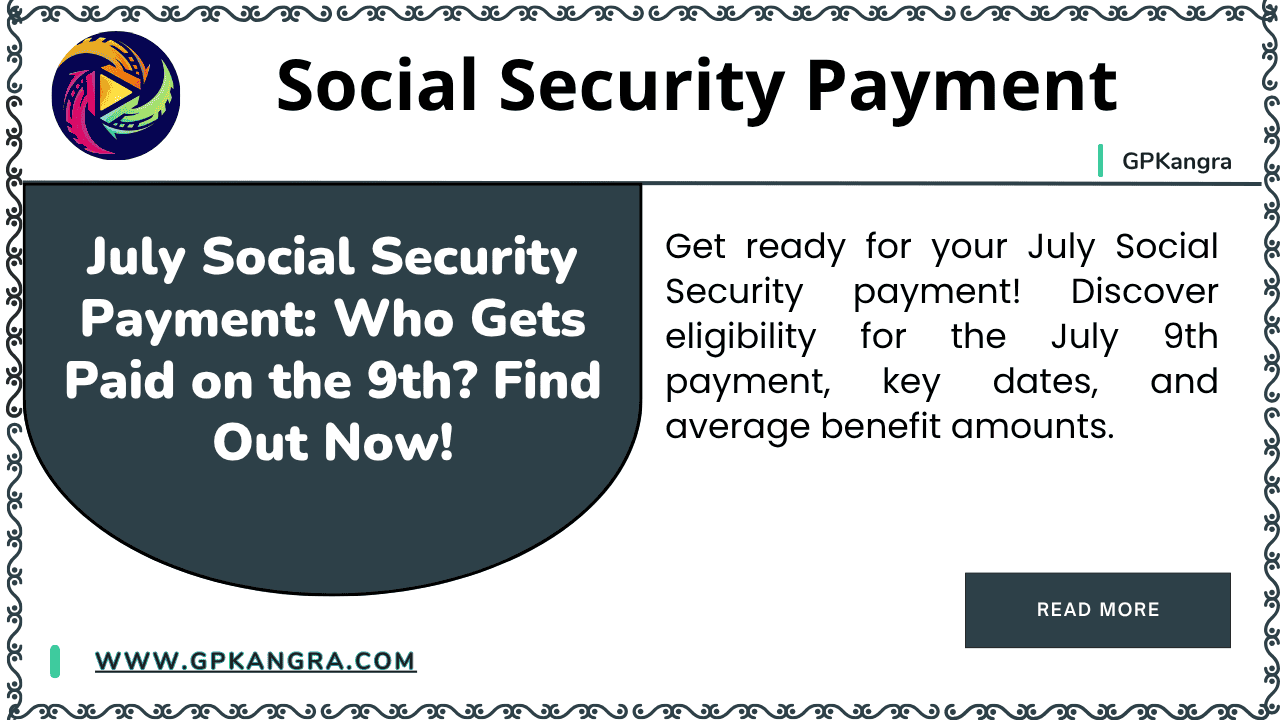 July Social Security Payment