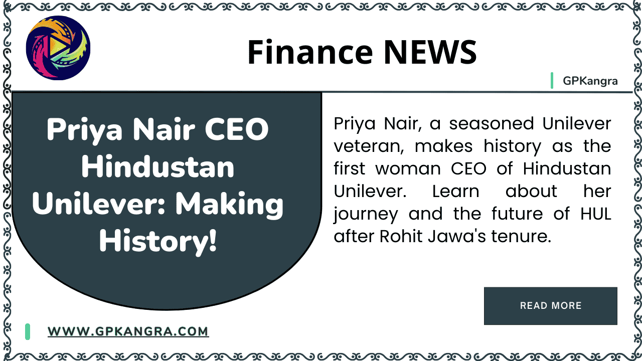 priya nair ceo hindustan unilever